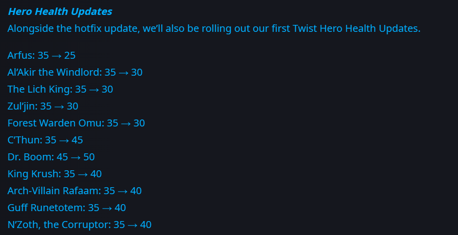 Twist Balance Changes Example
