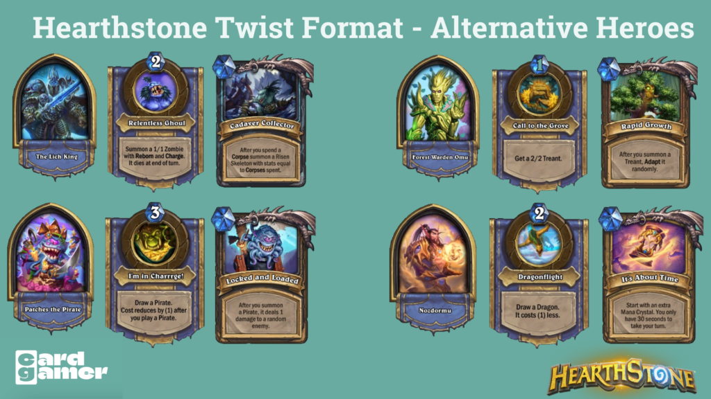 Hearthstone Twist Alternative Heroes