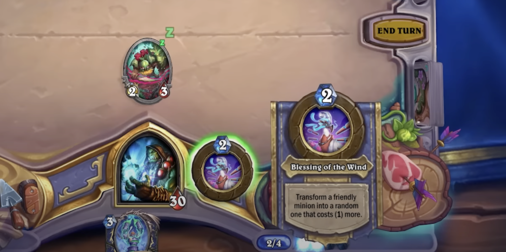 Imbuke Hearthstone Effect Example