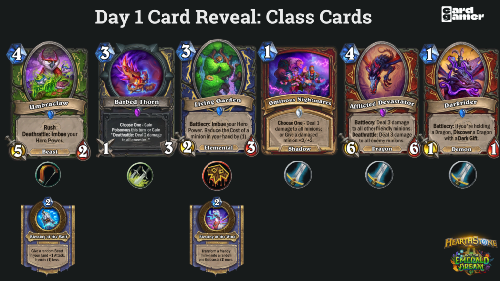 Into the Emerald Dream Class Card Reveal Day 1