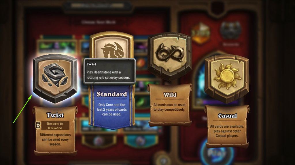 Twist Hearthstone How to Access