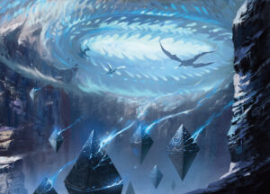 The art for Maelstrom of the Spirit Dragon, illustrated by Carlos Palma Cruchaga for Tarkir: Dragonstorm, the newest Magic: The Gathering set. Image credit: Wizards of the Coast
