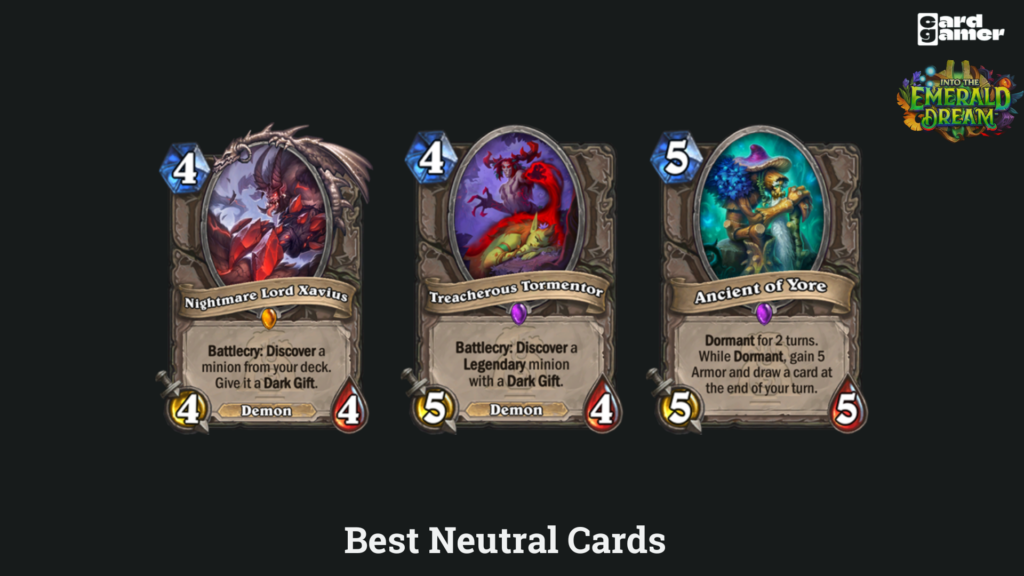 Into the Emerald Dream Best Neutral Cards