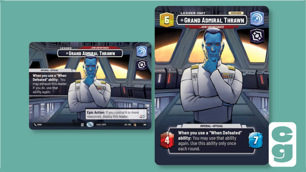 Grand Admiral Thrawn Showcase Card - Jump to Lightspeed