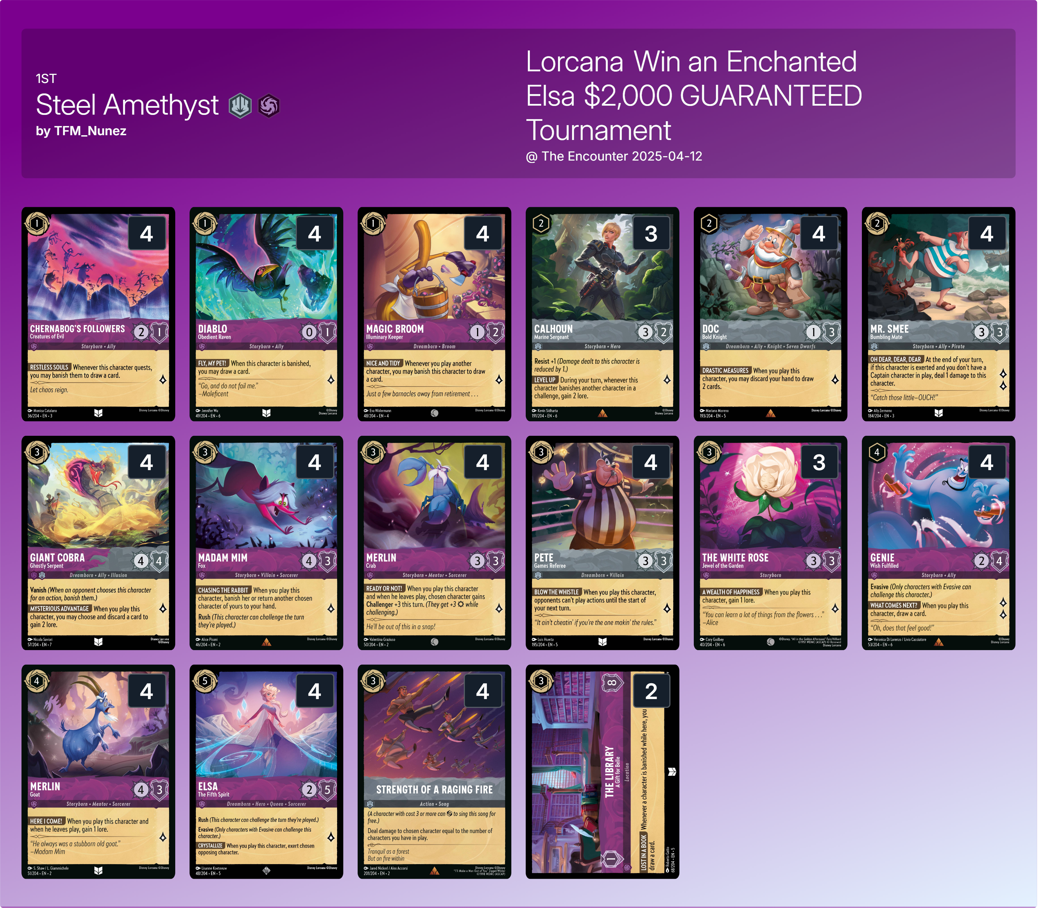 Amethyst Steel Archazia's Island