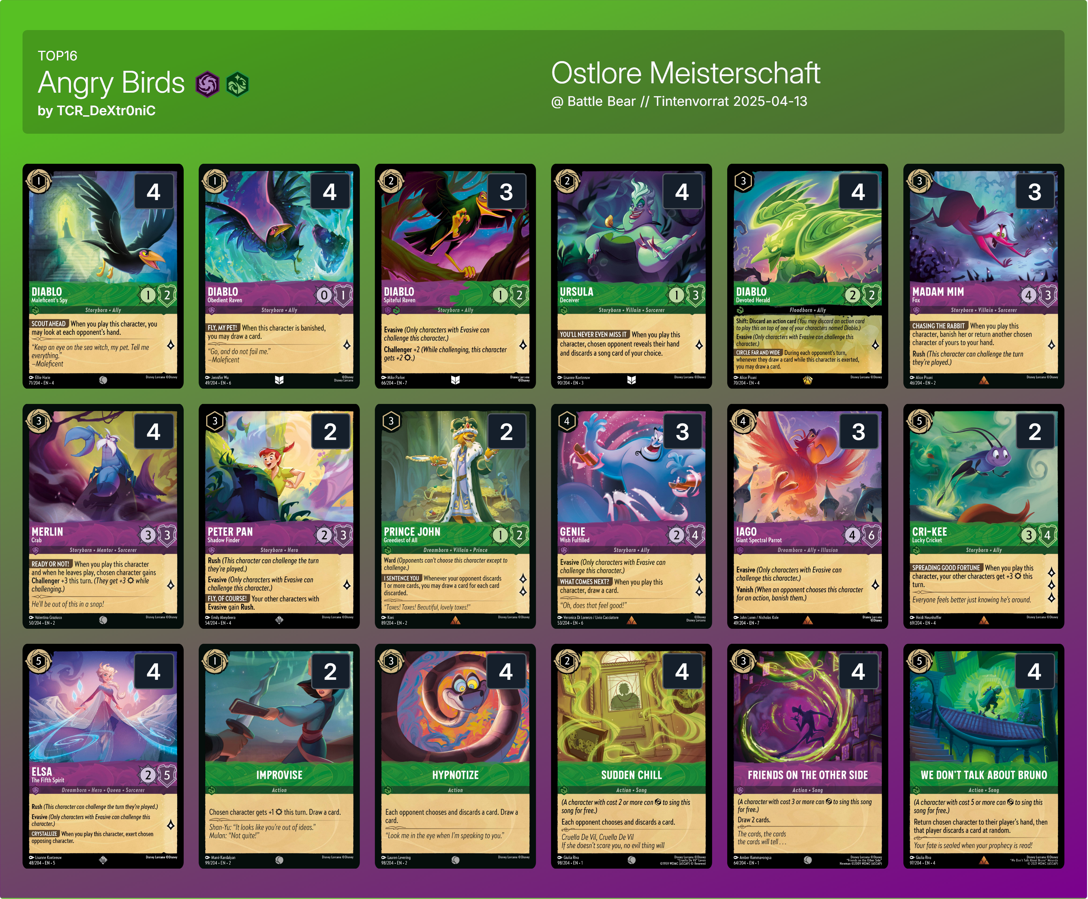Emerald Amethyst set 7