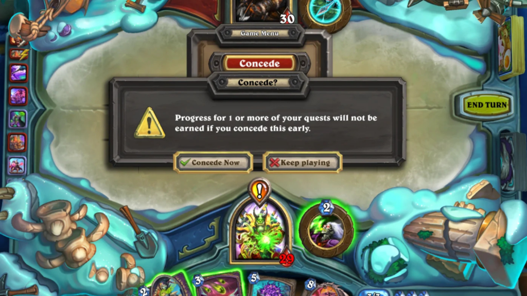 Hearthstone Early Concede