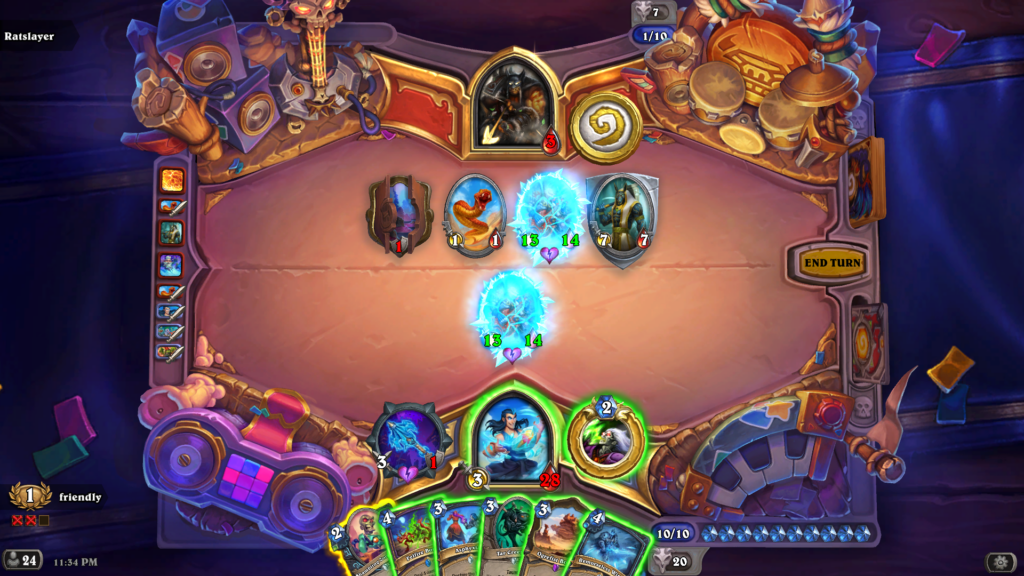 Hearthstone Fun Lethal Puzzle
