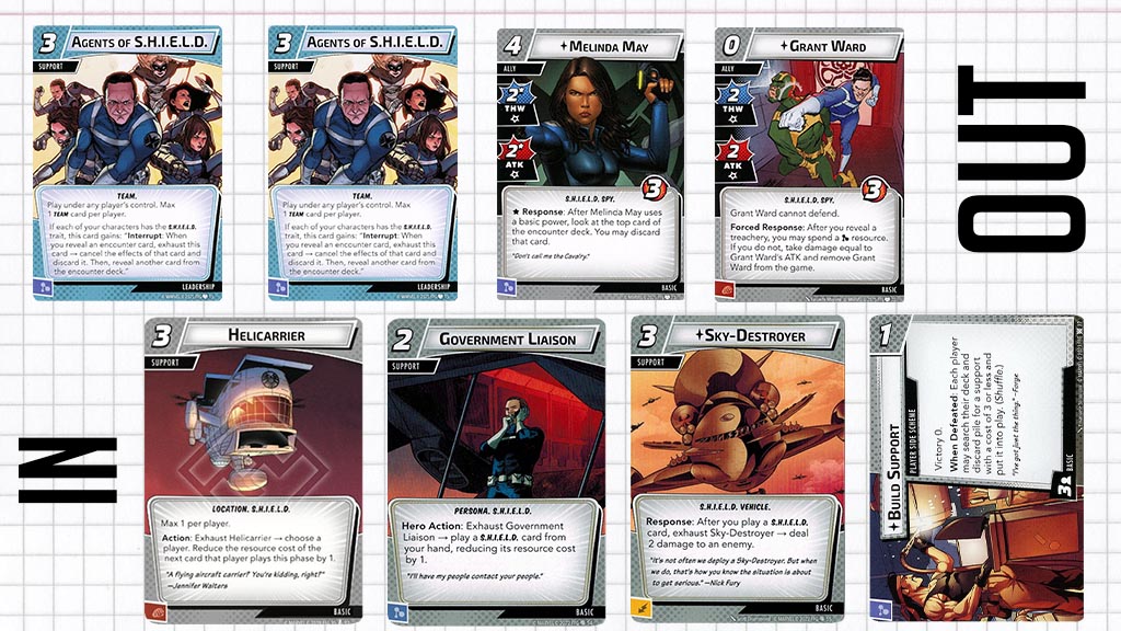 Upgrading the Maria Hill deck from Agents of S.H.I.E.L.D.