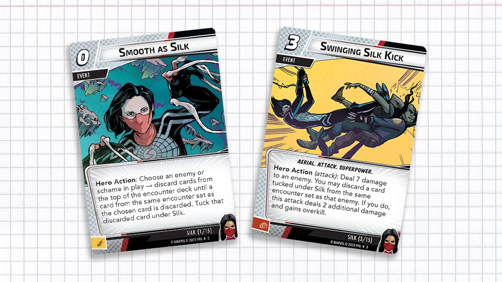 New cards: Smooth as Silk and Swinging Silk Kick.