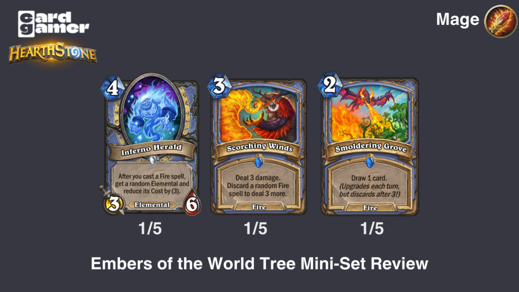 Hearthstone Embers of the World Tree Mage Cards Rated