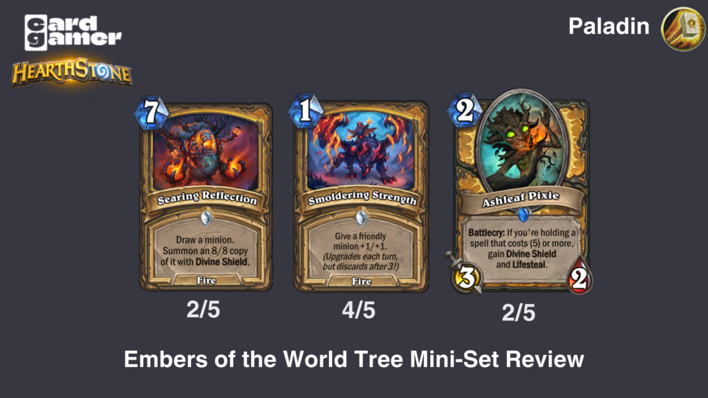 Hearthstone Embers of the World Tree Paladin Cards Rated