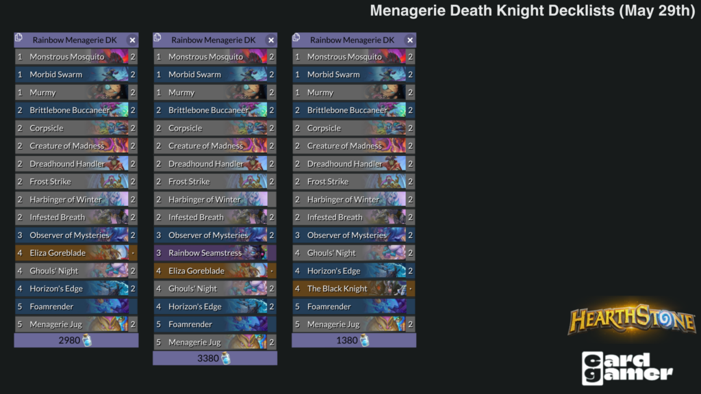 Rainbow Menagerie DK HS May 29