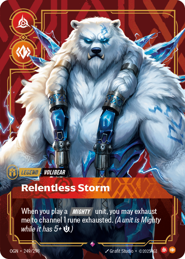 Volibear Relentless Storm Riftbound Card
