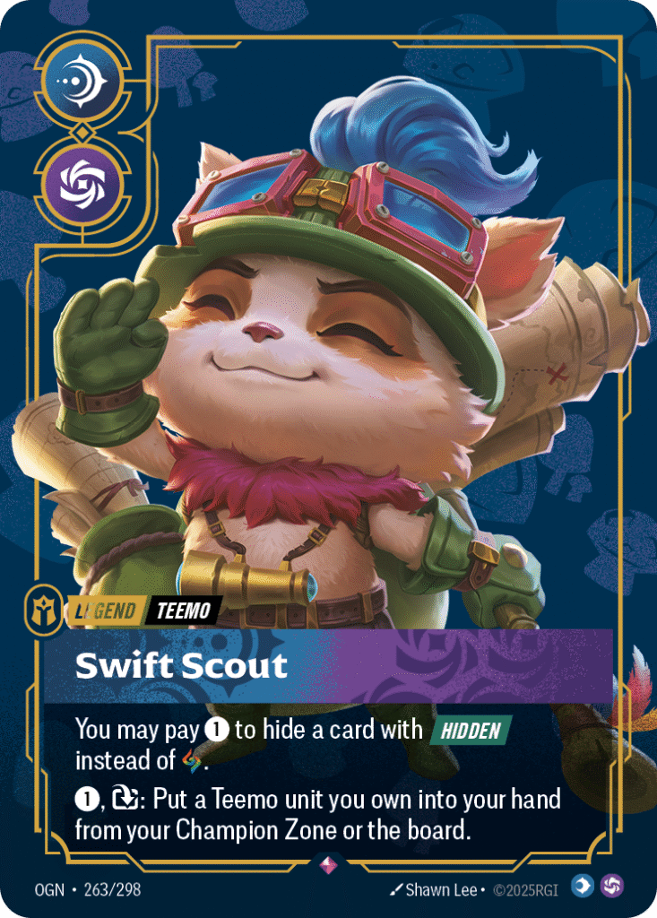 Teemo Swift Scout Riftbound Card