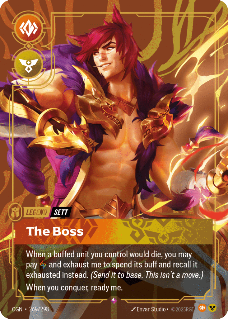 Sett The Boss Riftbound Card
