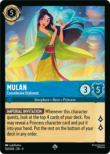 Disney Lorcana Fabled Card 142/204