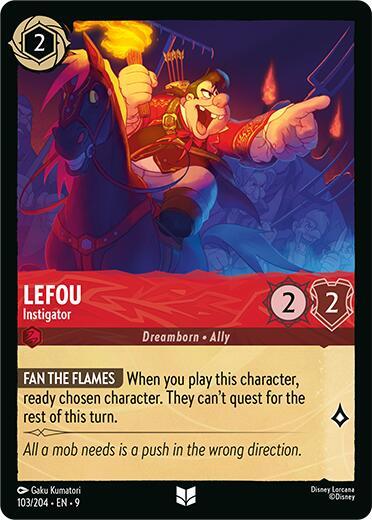 Disney Lorcana Fabled Card 103/204