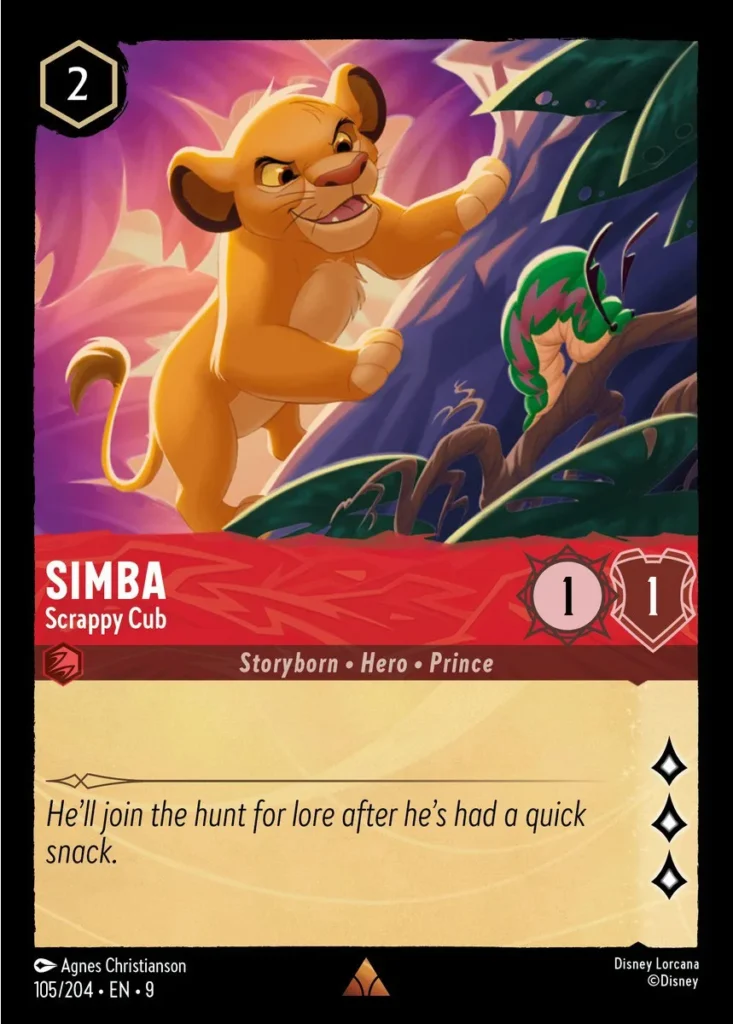 Disney Lorcana Fabled Card 105/204