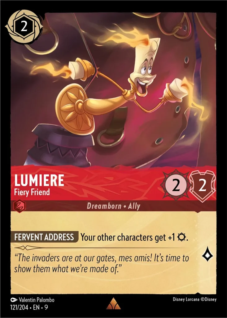 Disney Lorcana Fabled Card 121/204