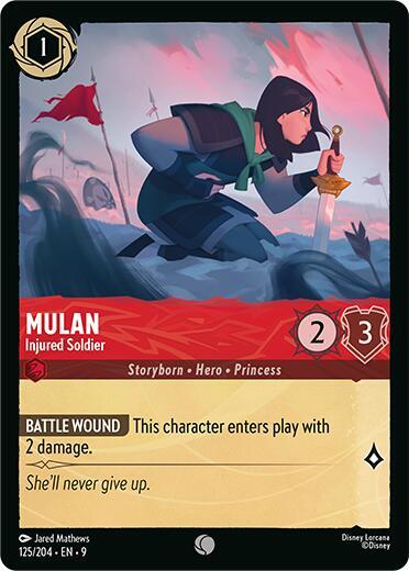 Disney Lorcana Fabled Card 125/204