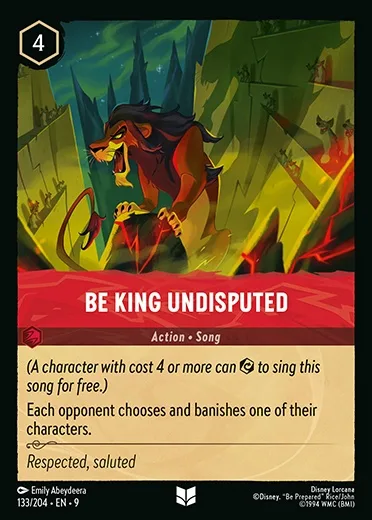 Disney Lorcana Fabled Card 133/204