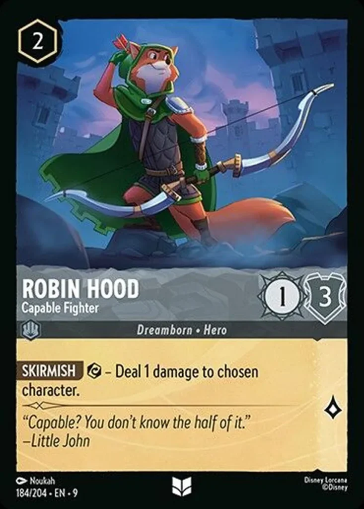 Disney Lorcana Fabled Card 184/204
