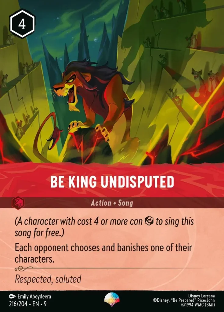 Disney Lorcana Fabled Card 216/204