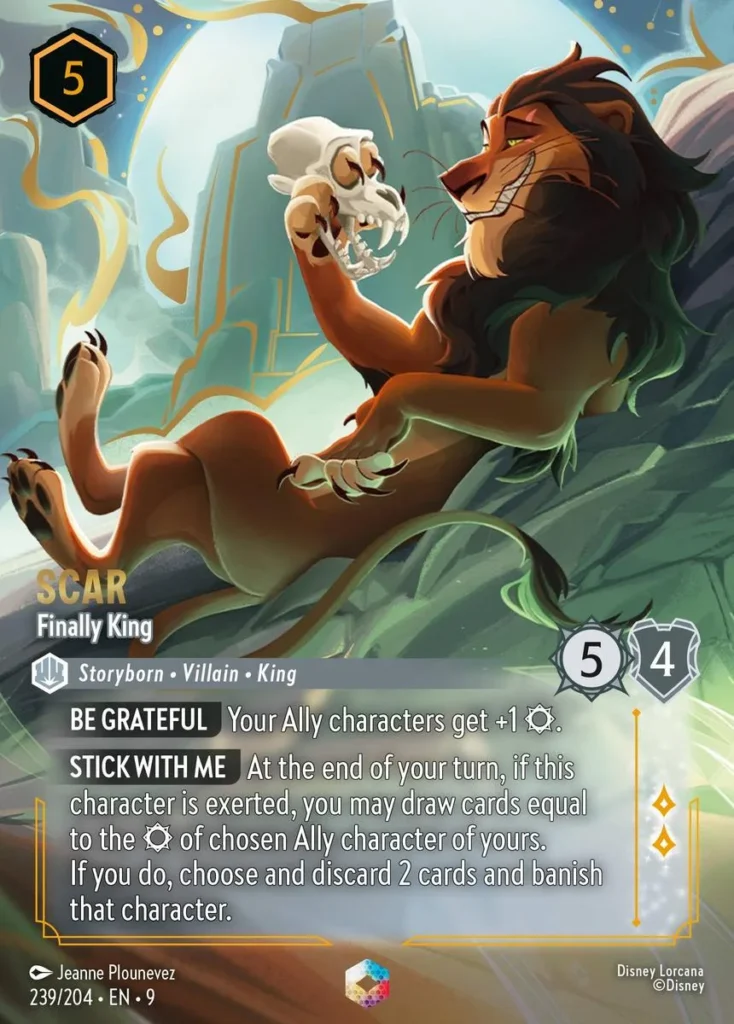Disney Lorcana Fabled Card 239/204