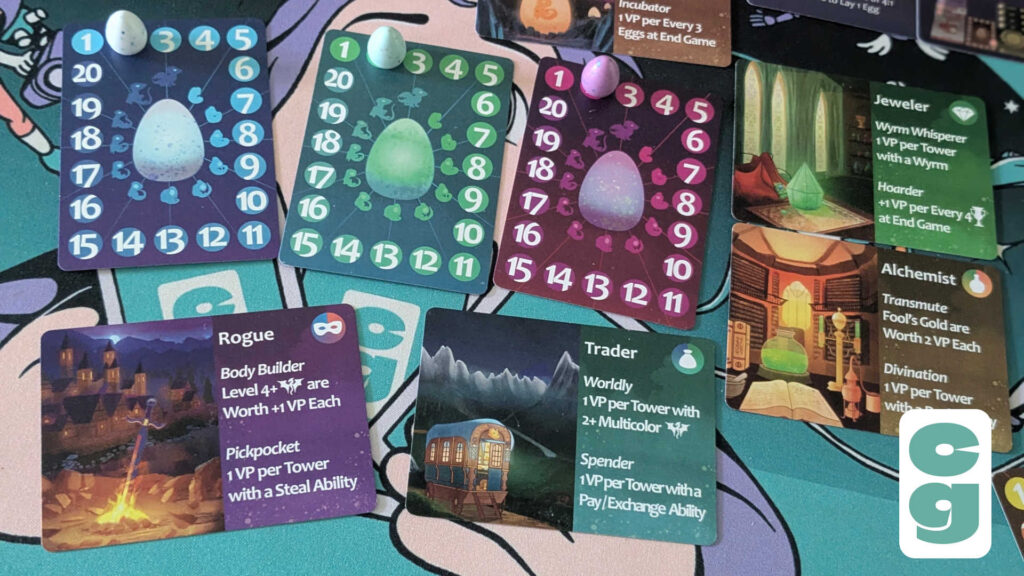 Dragonlings Eggs, Egg cards and Trainer cards