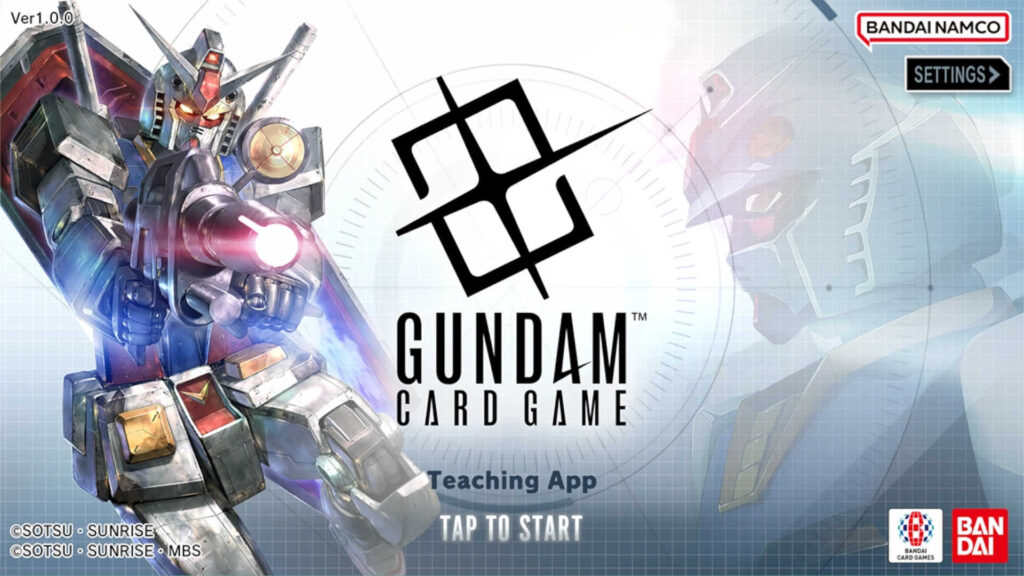 Gundam Card Game Teaching App Key Art