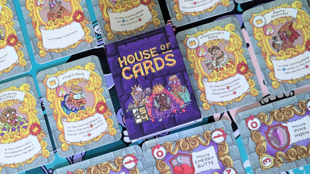 House of Cards box and cards