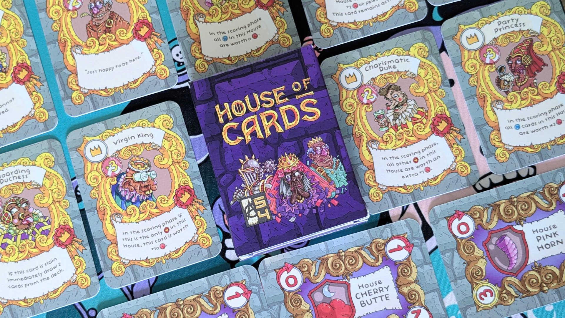 House of Cards box and cards