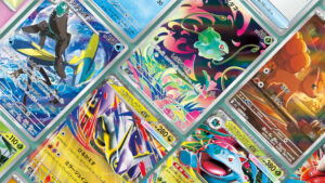 Cards from the Pokémon sets, Mega Brave and Mega Symphonia