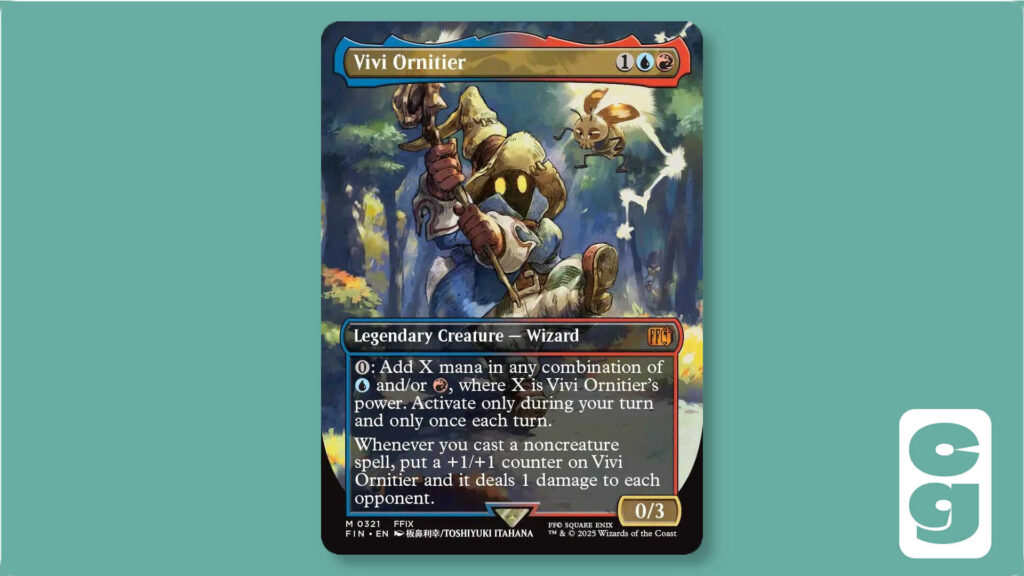Borderless Viti card, MTG Final Fantasy