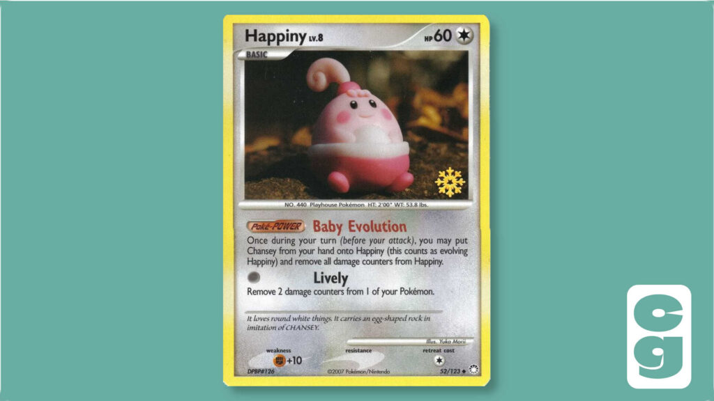 Yuka Morii Happiny Pokémon card