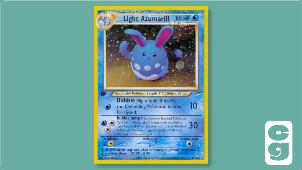 Yuka Morii Light Azumarill Pokémon Card