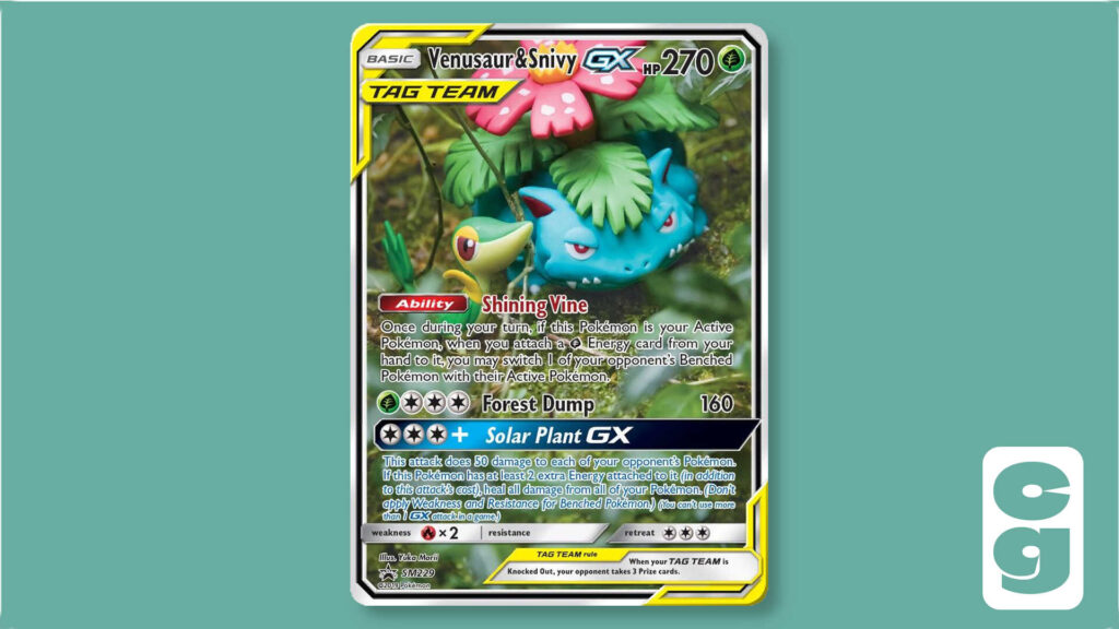 Venusaur & Snivy GX Promo