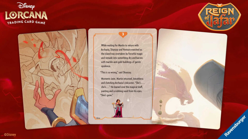Lore cards in Reign of Jafar