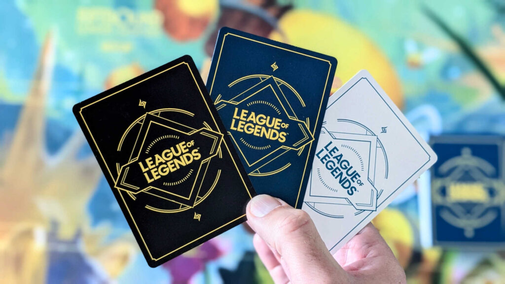 Card backs of Riftbound