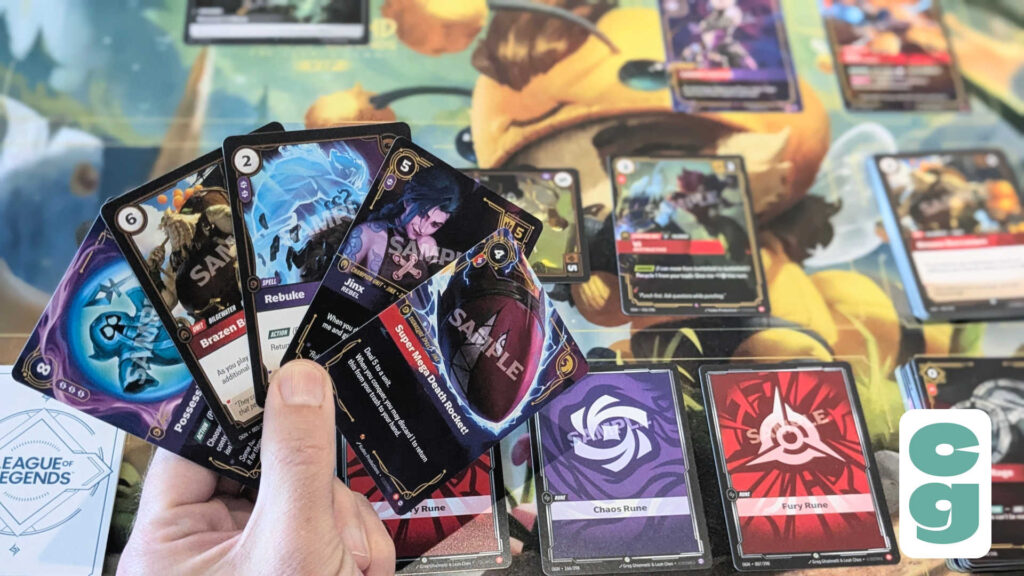 A game of Riftbound in progress