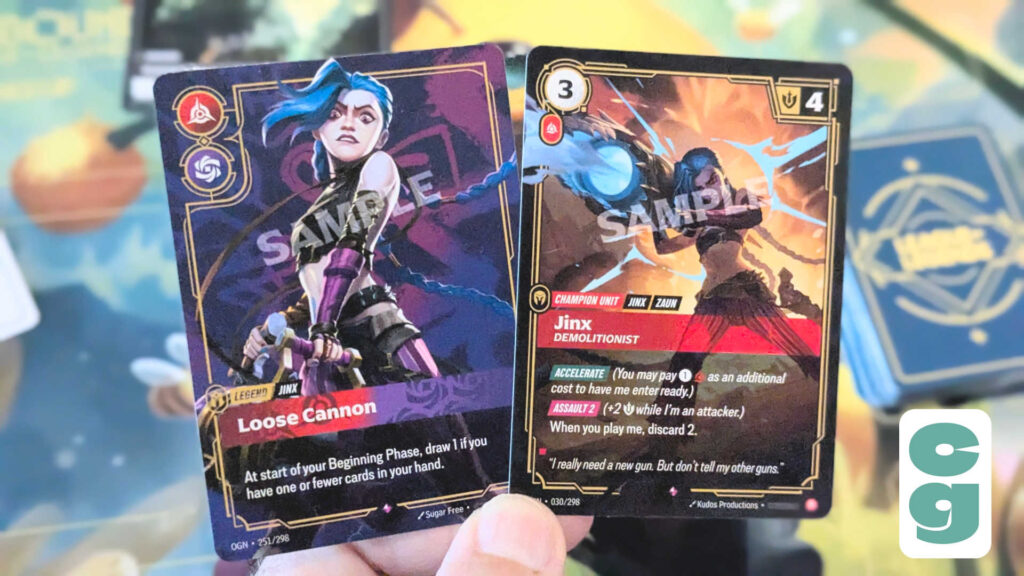 Legend and Champion Unit cards in Riftbound