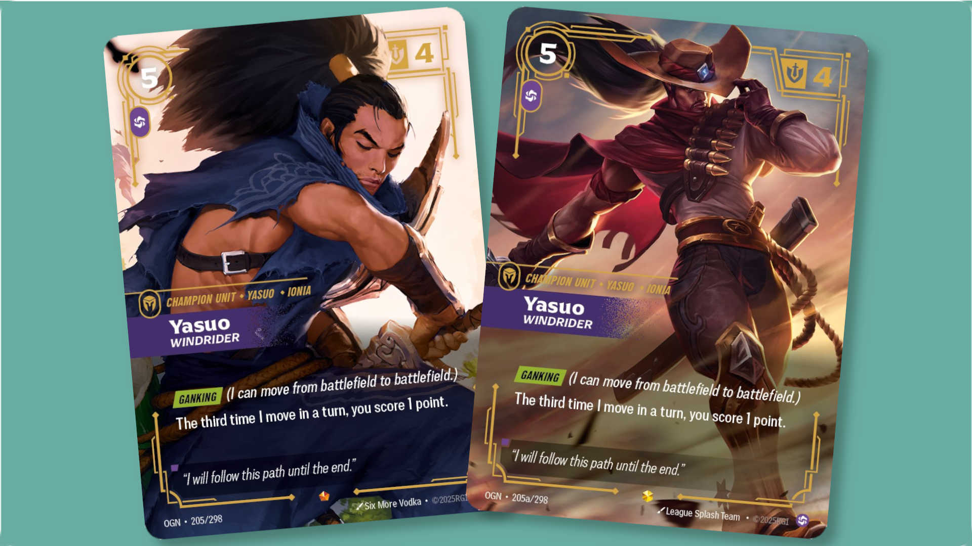Yasuo Windrider Cards