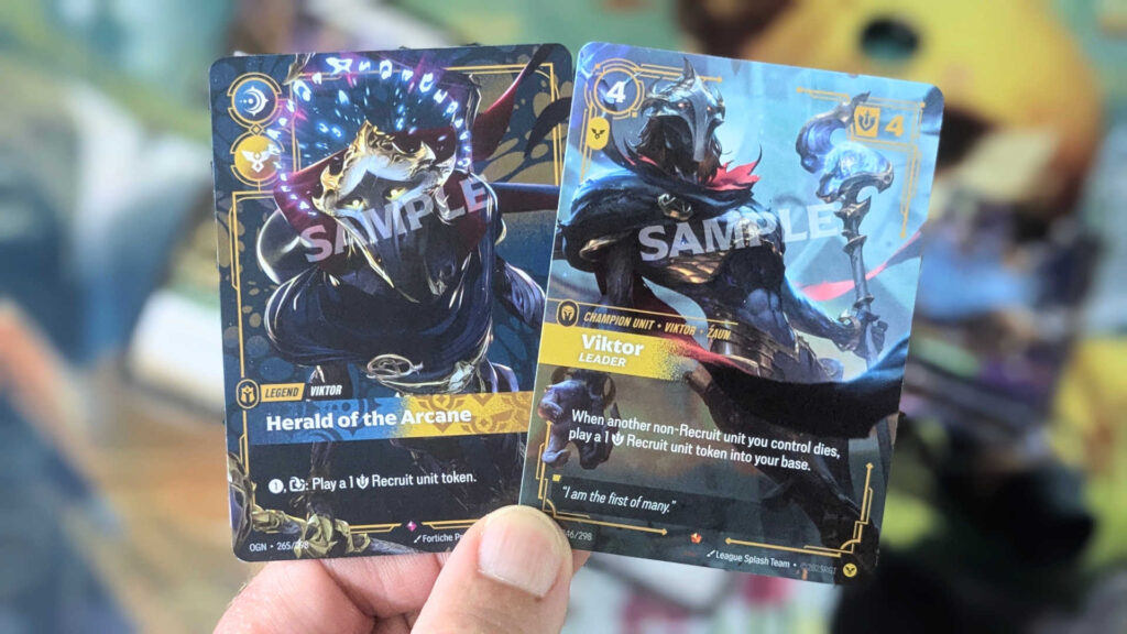 Viktor cards from Riftbound