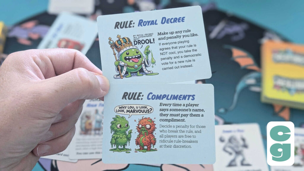 Creatures Party Deck Rule Cards
