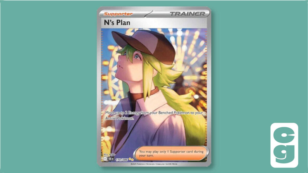 N's Plan Special Illustration Rare card from Pokémon TCG set, Black Bolt