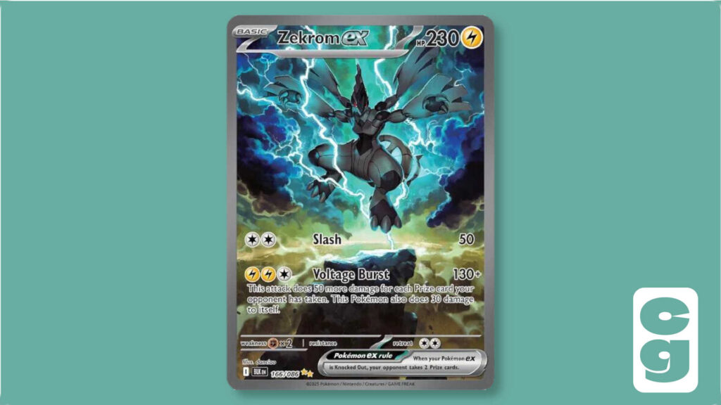 Zekrom ex Special Illustration Rare card from Black Bolt