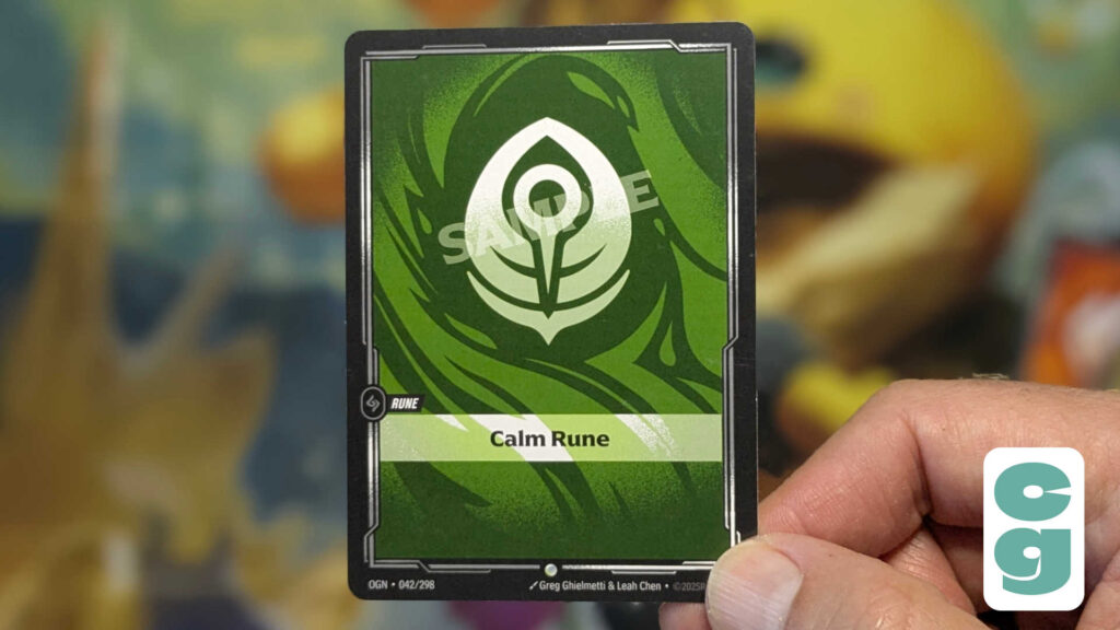 Riftbound Calm Rune card