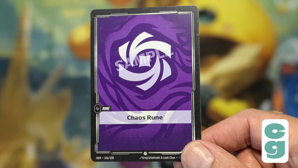 Riftbound Chaos Rune Card