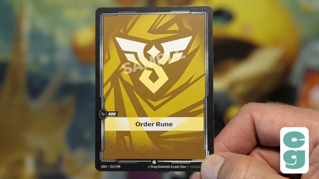 Riftbound Order Rune Card